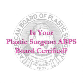 Plastic Surgeon ABPS Board Certified.