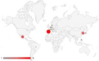 AdiposeClinicalTrialHotSpots Adipose Stem Cell Clinical Trial by Country Hot Spots