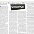 A newspaper article about groupon and state laws about plastic surgery.