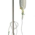 An anesthesia infusion bag.