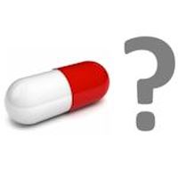 An illustration of a capsule with a question mark behind it.