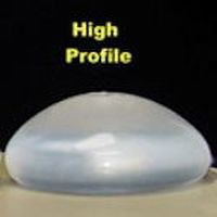 A high profile breast implant.