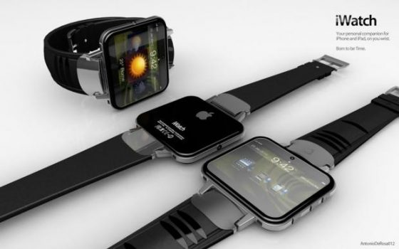 A photo showing multiple iWatches.