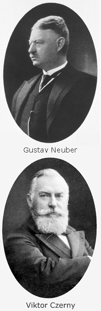 Gustav Neuber and Viktor Czerny.
