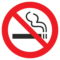 No smoking sign.