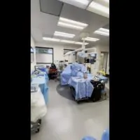 Operating room at CosmeticSurg, a Quad A–accredited and Medicare-certified surgery center in Baltimore.