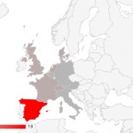 Am map of Adipose stem cell trials in Spain.
