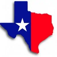 An illustration of the map of Texas